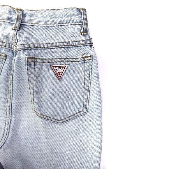 Vintage Guess Light Wash Zip Ankle Jeans 14 Girls - Picture 5 of 9